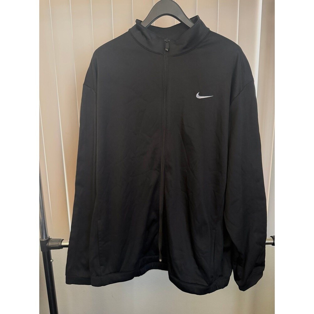 Men’s Nike Golf Therma-FIT Full Zip Black Jacket Size 2XL